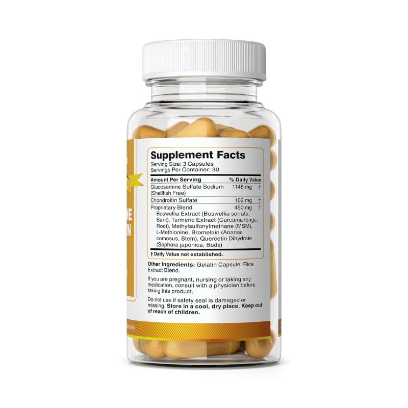 Bernard Jensen's Glucosamine Chondroitin Plus, 90 capsules - Supports Joint Health & Flexibility