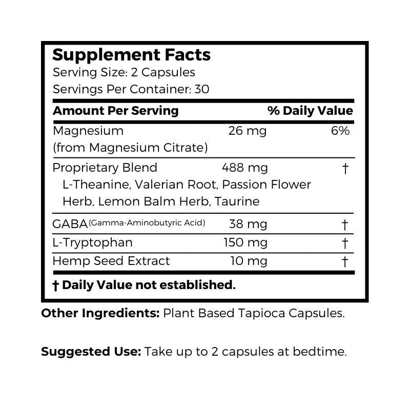 Bernard Jensen's Natural Sleep Formula with Tryptophan