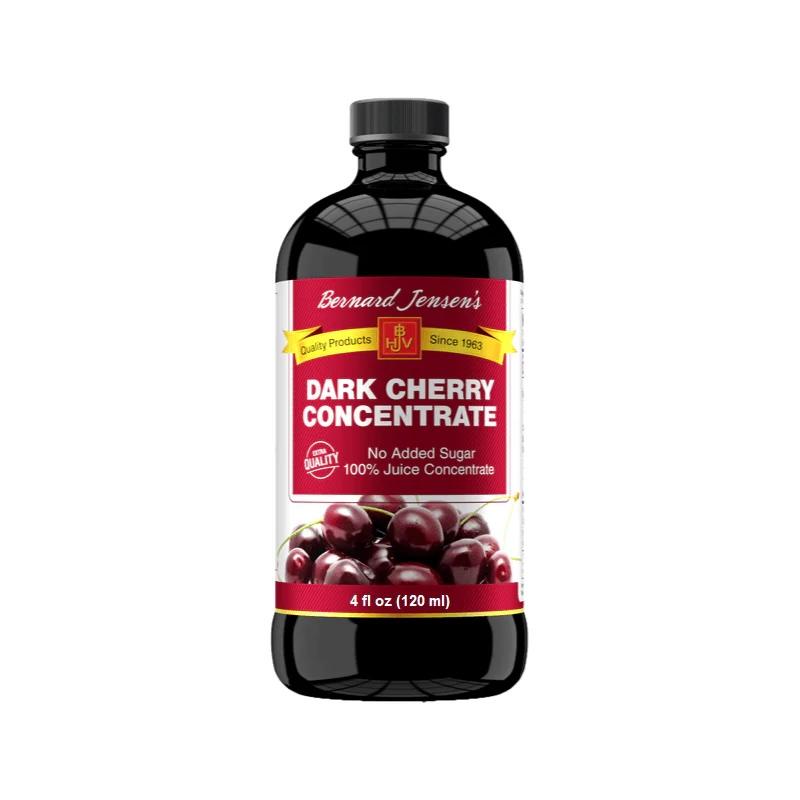 Dark Cherry Concentrate, 4 fl oz - Sweet Fruit Juice Concentrate for Beverages - No Added Sugar!