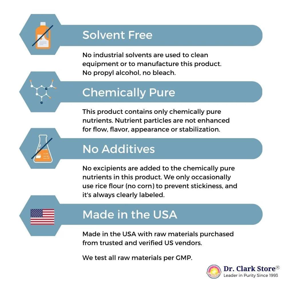 Dr. Clark Digestive Enzymes - 700 mg, 50 Capsules | Probiotics for Gut Health & Bloating Relief