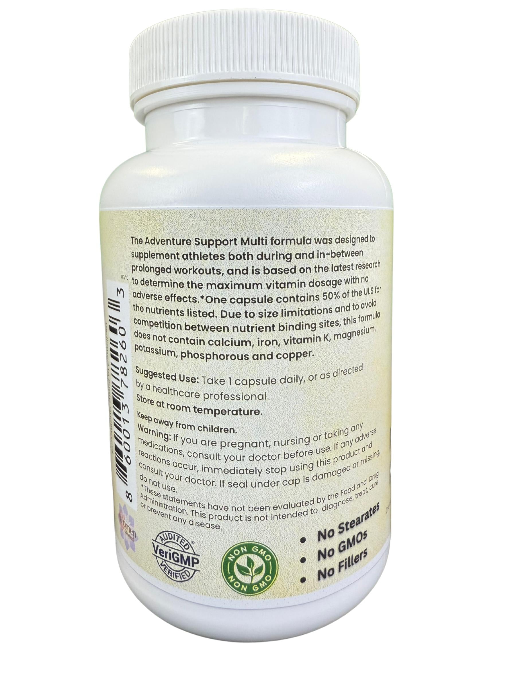VITAMILES Sports Nutrition - Adventure Support - Multivitamin & Multimineral - 150 Capsules